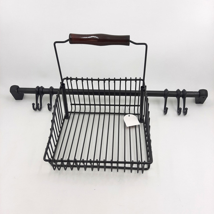 میله و سبد دیواری لوکسینه طرح ایکیا کد L-50cm