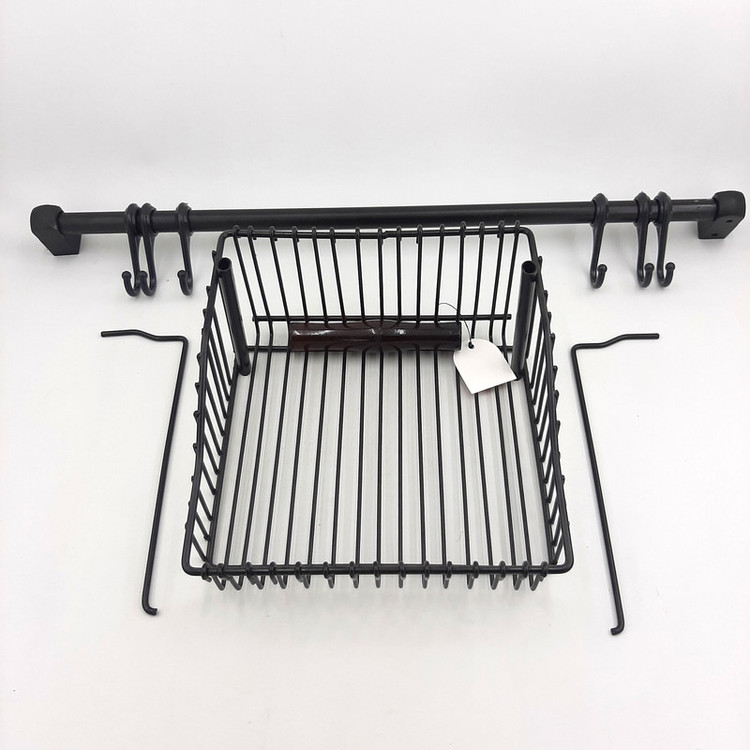 میله و سبد دیواری لوکسینه طرح ایکیا کد L-50cm