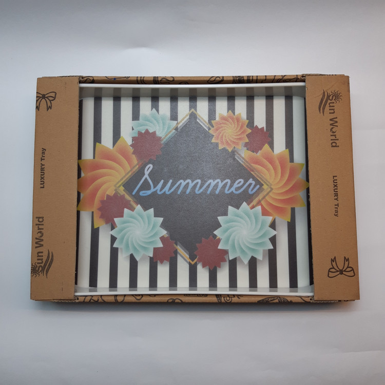 سینی ملامین سان ورلد مدل مستطیل طرح Summen