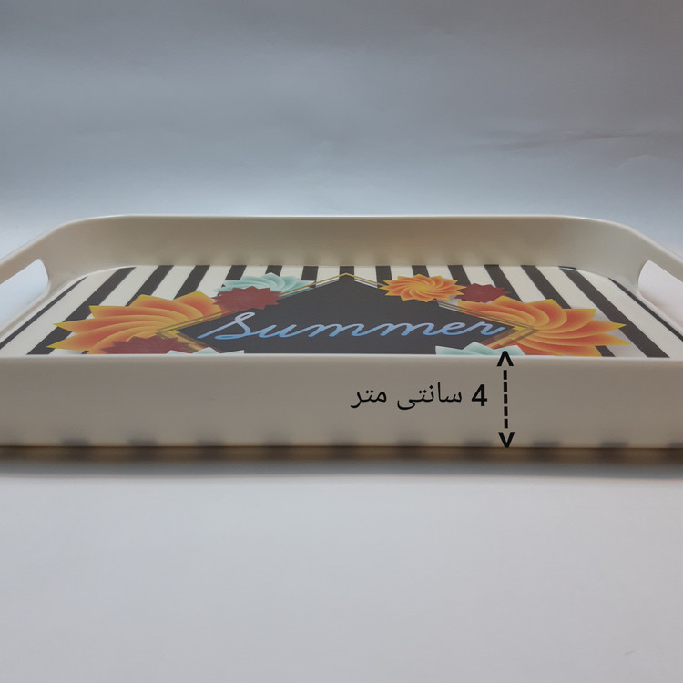 سینی ملامین سان ورلد مدل مستطیل طرح Summen