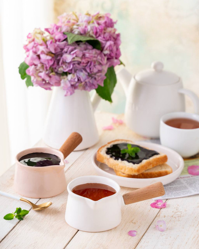 سس خوری سرامیکی مایا مدل هانا دسته چوبی