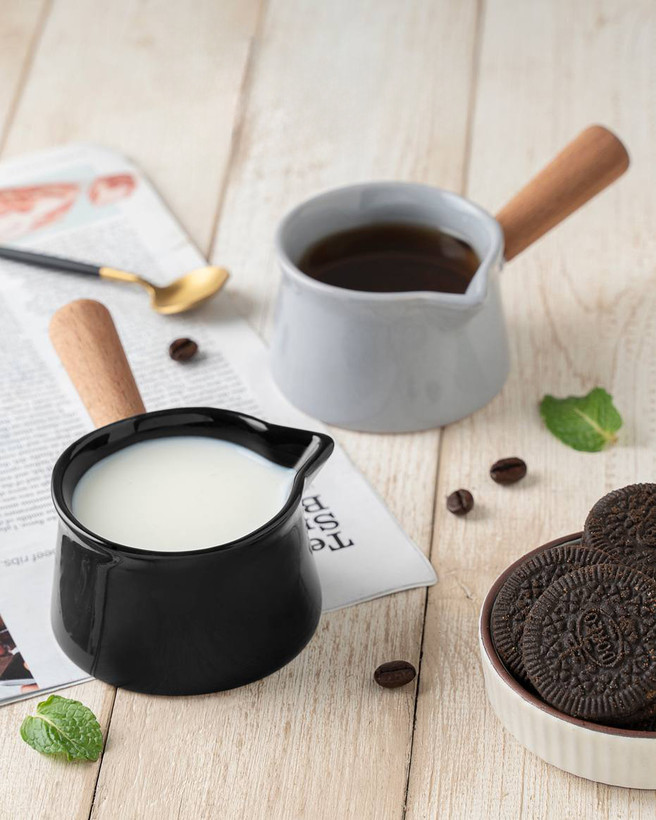 سس خوری سرامیکی مایا مدل هانا دسته چوبی